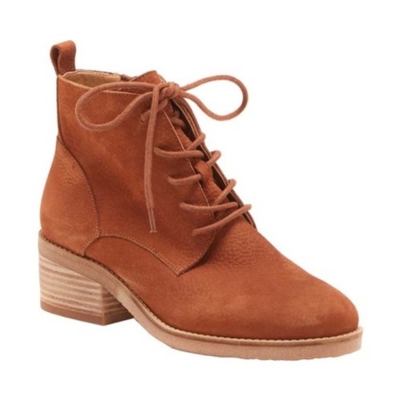 Lucky Brand Women’s Tamela Lace Up Ankle Fashion Boot Booties Toffee Womens 9 - Picture 10 of 10